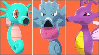 FULL HORSEA EVOLUTION TEAM! Shiny Horsea, Shiny Seadra, Shiny Kingdra