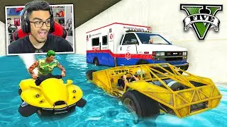 GTA V Online: O VAI E VEM na ÁGUA DO ESGOTO!!! (O TÚNEL AQUÁTICO)