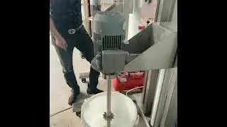 pneumatic lifting homogenizing machine