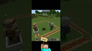 Minecraft villager and pillager funny moment #viral #trending #shorts #minecraft