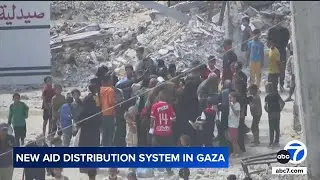 U.S.-backed aid group starts operations in Gaza