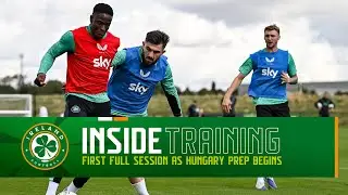 The lads get to work in Dublin 💪🇮🇪 | First full session of camp | Inside Training
