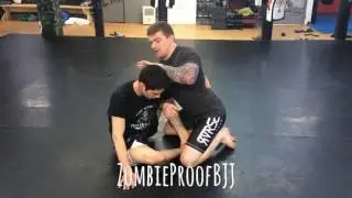 Ten Finger Guillotine против Butterfly Guard и Underhook - ZombieProofBJJ (NoGi)
