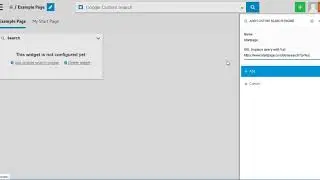 How to add a Search Widget