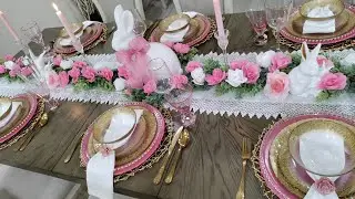 Pinkalicious Spring Table Decor // Decorate With Me #tablescapetuesdays23