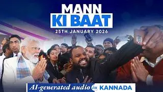 Mann Ki Baat Kannada Edition - in PM Modi&rsquo;s voice | 130th Episode | AI Generated