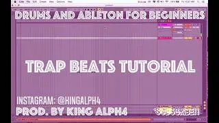Tutorial Part 1. How To Create 808 Trap Drums in Ableton for Beginners From Scratch(By King Alph4)