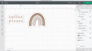 *NEW* Offset Feature in Cricut // How To Make Stickers With OFFSET Feature in Cricut Design Space