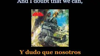 Tank - The War Drags Ever On - 01 - Lyrics / Subtitulos en español (Nwobhm) Traducida
