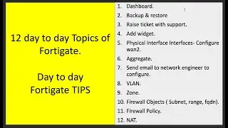 Fortigate All in One Course.