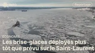 Les brise-glaces de la Garde c&ocirc;ti&egrave;re canadienne d&eacute;j&agrave; d&eacute;ploy&eacute;s sur le Saint-Laurent