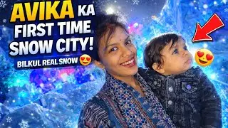Avika Ko First Time Snow City Le Aye 😍