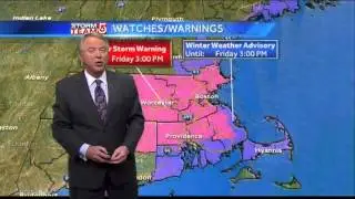 Winter storm warnings for wet, heavy snow