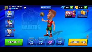 jugando Mini basketball  - kairirsh la taina