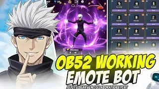 FREE FIRE OB52: HOW TO UNLOCK GOJO SATORU LEGENDARY EMOTE WITH NEW EMOTE BOT! 🔥 AKGAMERZ SPECIAL