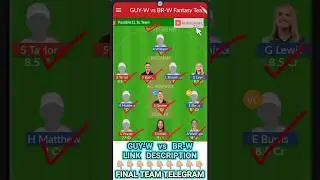 GUY-W vs BR-W Dream11 Prediction🔥| GUY-W vs BR-W Dream11 Prediction Today Match | GUY-W vs BR-W