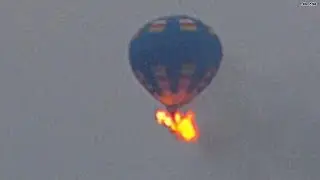 'Help me!' 1 dead, 2 missing in hot air balloon fire