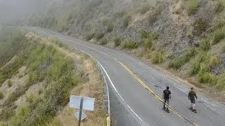 Riding Down Foggy Cliff - Dangerous!!
