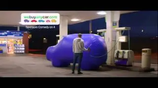 Filling up - webuyanycar.com sponsors comedy on Channel 4