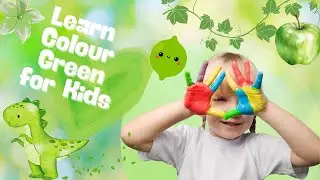 Learn Green Color Song for Kids | Grass 🌱 Frog 🐸 Apple 🍏 | Colors Song by CleverCubs