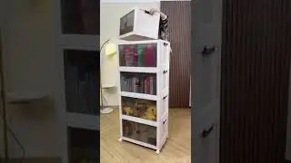 Collapsible Storage Bins, Black Wardrobe Closet Organizer, Foldable Plastic Storage Container