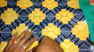 Table mat stitch on plastic Sack. Hand embroidery. Supriya Talukder. Plastic Sack stitch
