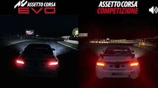 Assetto Corsa EVO vs ACC &ndash; BMW M2 CS | Night Comparison at Brands Hatch