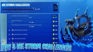 Fortnite Ice Storm Challenges 