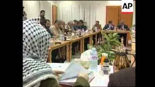 Gaza - Cabinet on Israeli re-deployment in Hebron