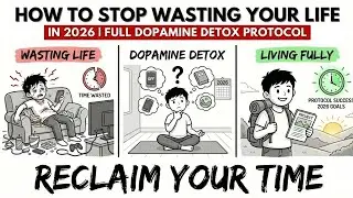 How To Stop Wasting Your Life In 2026 | Full Dopamine Detox Protocol