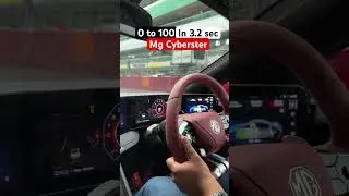 Speed Test || 0 To 100 in 3.2 sec Mg Cyberster || #car #mgcyberster #carlovers