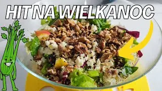 SAŁATKA z SELEREM NACIOWYM, kt&oacute;ra znika w 5 minut! HIT! CHRUPIĄCA LEKKA🥬✨ POMYSŁ NA ŚNIADANIE ŚWIĘTA