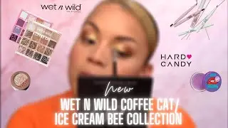 WET N WILD COFFEE CAT/ICE CREAM BEE COLLECTION REVIEW | NEW DRUGSTORE PRODUCTS | KrissBeauty