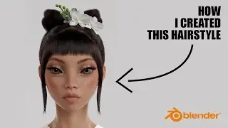 How to make hair in Blender