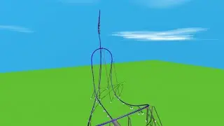 Mr Freeze Reverse Blast - Giga Coaster Concept - Ultimate Coaster 2