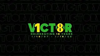 V1CT8R logo animation