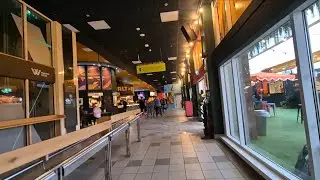 Walking through the Weaver’s Cross Halt market (previously Europa Bus Centre)