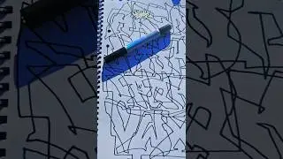INSANE ONE-LINER GRAFFITI ALPHABET 😳 #graffiti #graffitiart #shorts