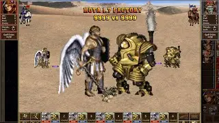 Heroes 3 COMBAT 9999 EACH SLOT Archangels vs Juggernauts  HoTA v1.7 Factory