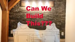 Can We Build this?  Rustic Wood Double Sink Vanity Design