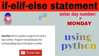 how to use if-elif statement in python in easy way