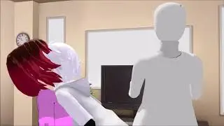 [mmd x undertale] the last pocky meme cross!chara x betty *requested*