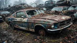 ASMR Car Restoration! Full Restoration 1967 Ford Mustang from Total Disrepair to Looking New
