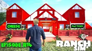 I MADE A MEGA CHEESE FACTORY | RANCH SIMULATOR GAMEPLAY #14