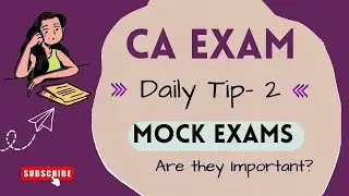 4 Reasons why CA Mock Tests are Important #BOAtips