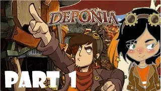 Let's Play - Deponia -  Part 1 - SchneeFux LP
