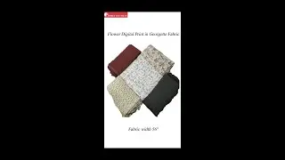 GEORGET I DIGITAL PRINT FABRICS I DESIGNER PRINTED FABRICS I FABRIC AT WHOLESALE RATE I SUIT I KURTI