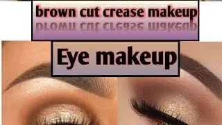 Flawless Brown Smoke Cut Crease Tutorial Step by Step 