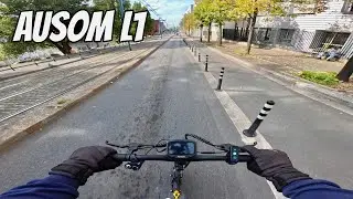 Ride et Test Ausom L1 - Tout-Terrain L&eacute;ger id&eacute;al en 800W - Essai