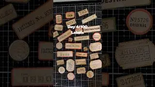 Day 4/100 * Labels for Junk journal * #the100dayproject #junkjournalephemera #craftwithme